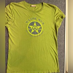 Peace, Love, Mom T-shirt Sz. XL “Major Mom”